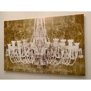 Oliver Gal Chandelier Art Canvas Print  45 x 30